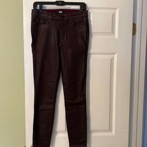 Paige Denim Coated Skinny Denim